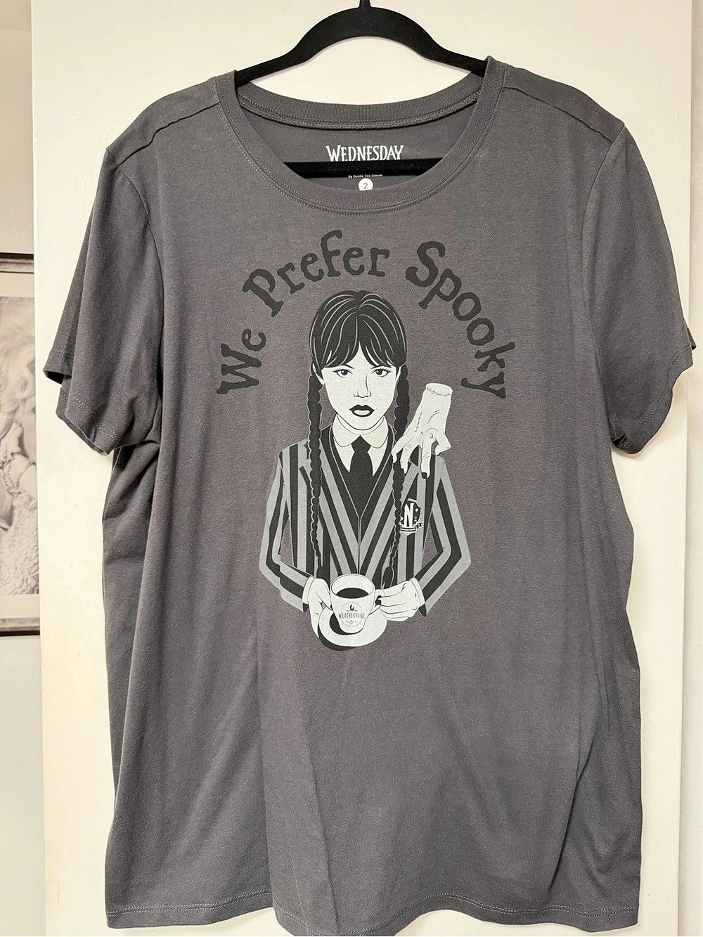 Torrid Wednesday We Prefer Spooky T-Shirt Graphic Short Sleeve Tee Size 2x